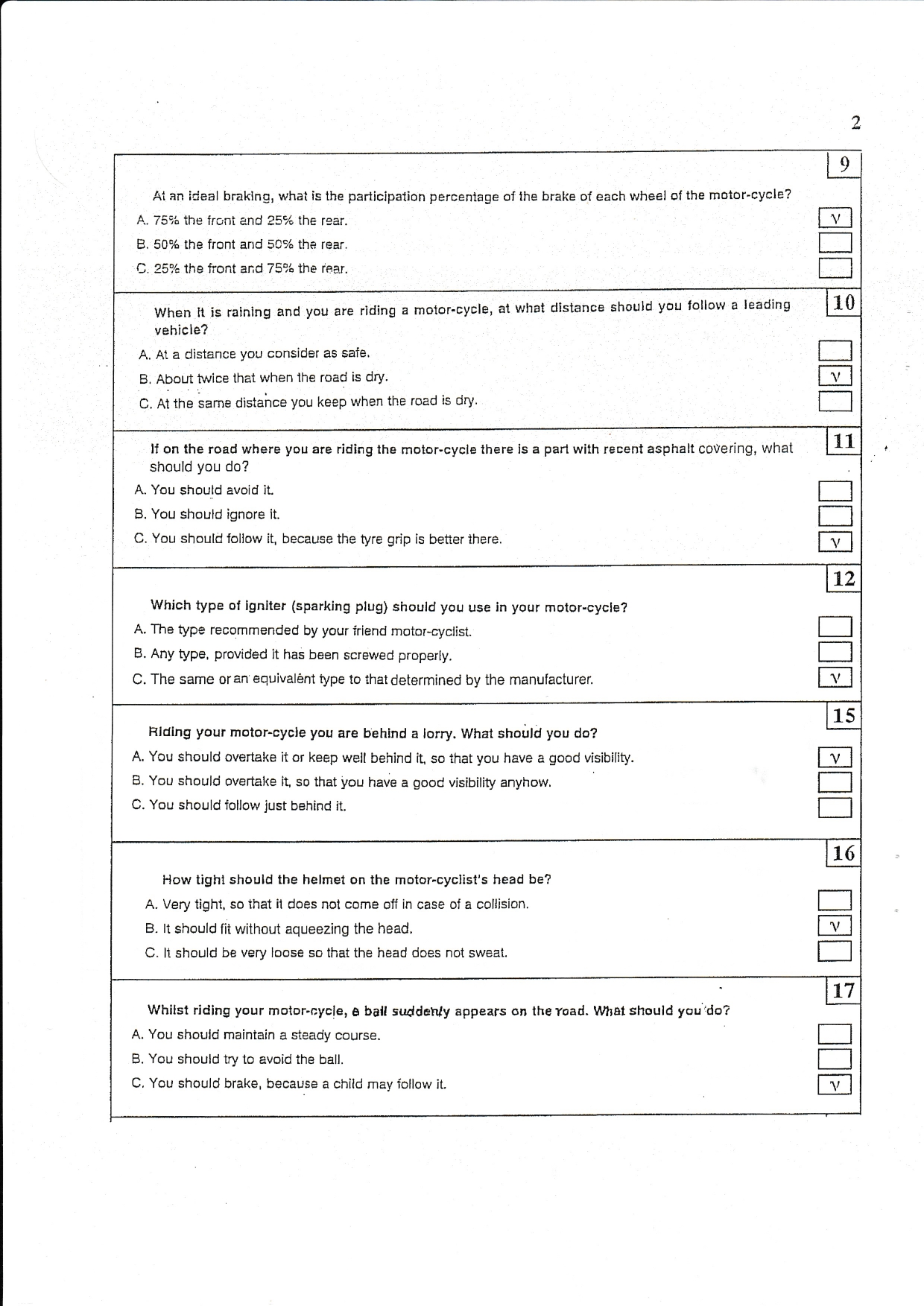 Moto bike exam book page 0002