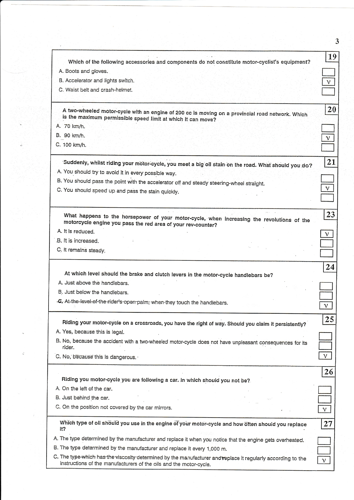 Moto bike exam book page 0003