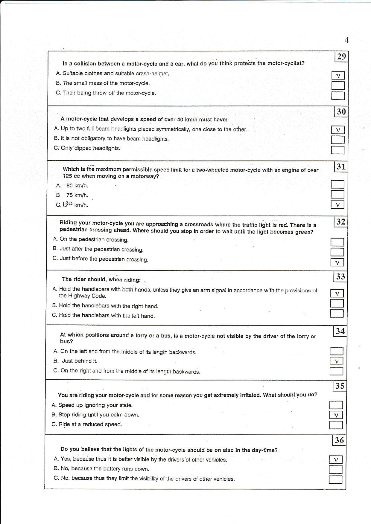 Moto bike exam book page 0004