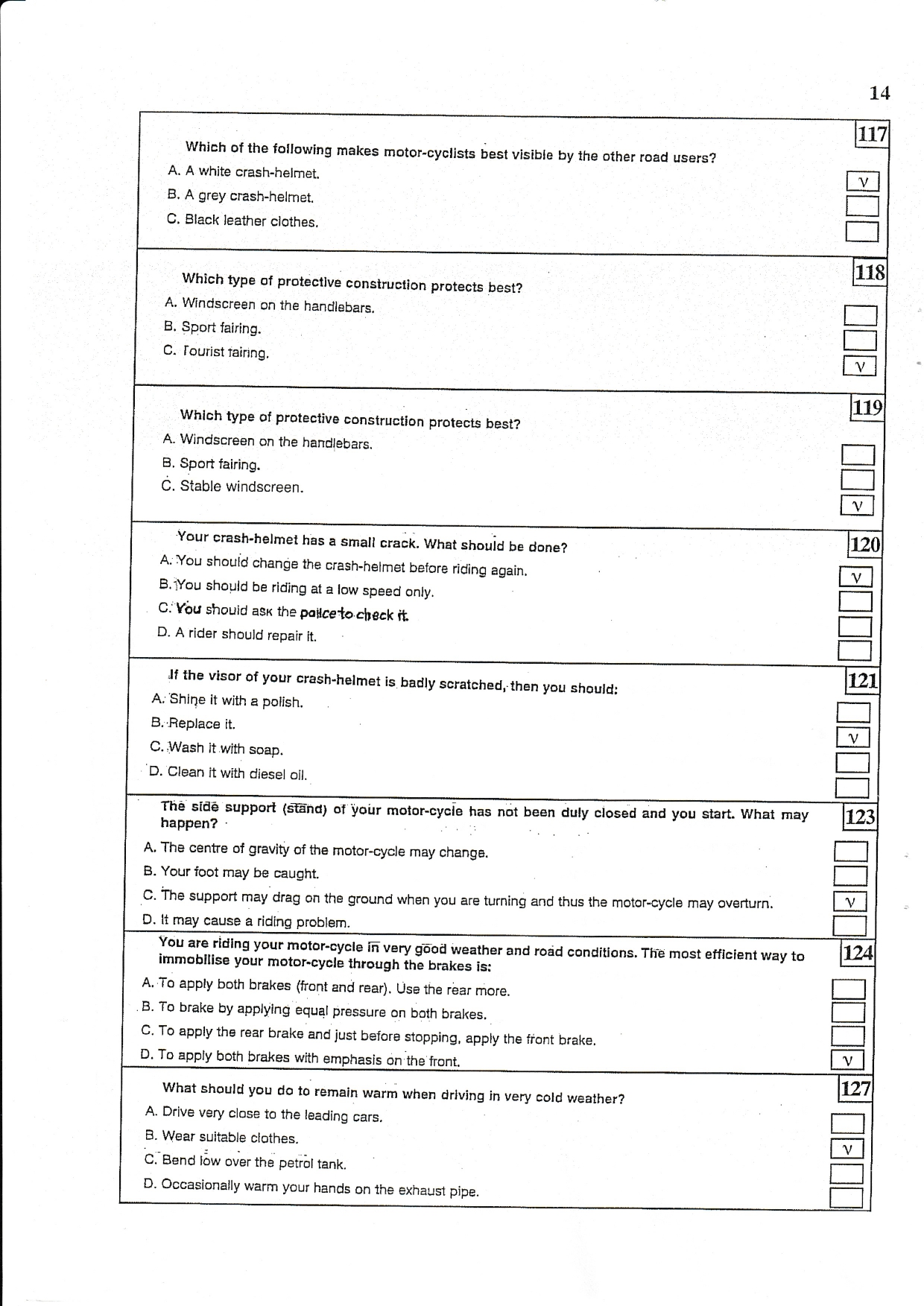 Moto bike exam book page 0014