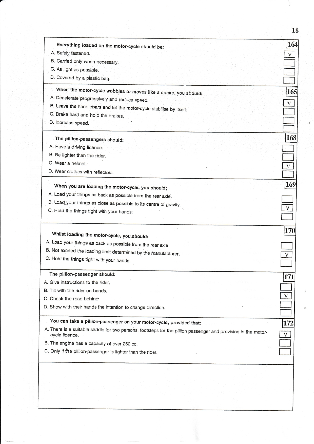 Moto bike exam book page 0018