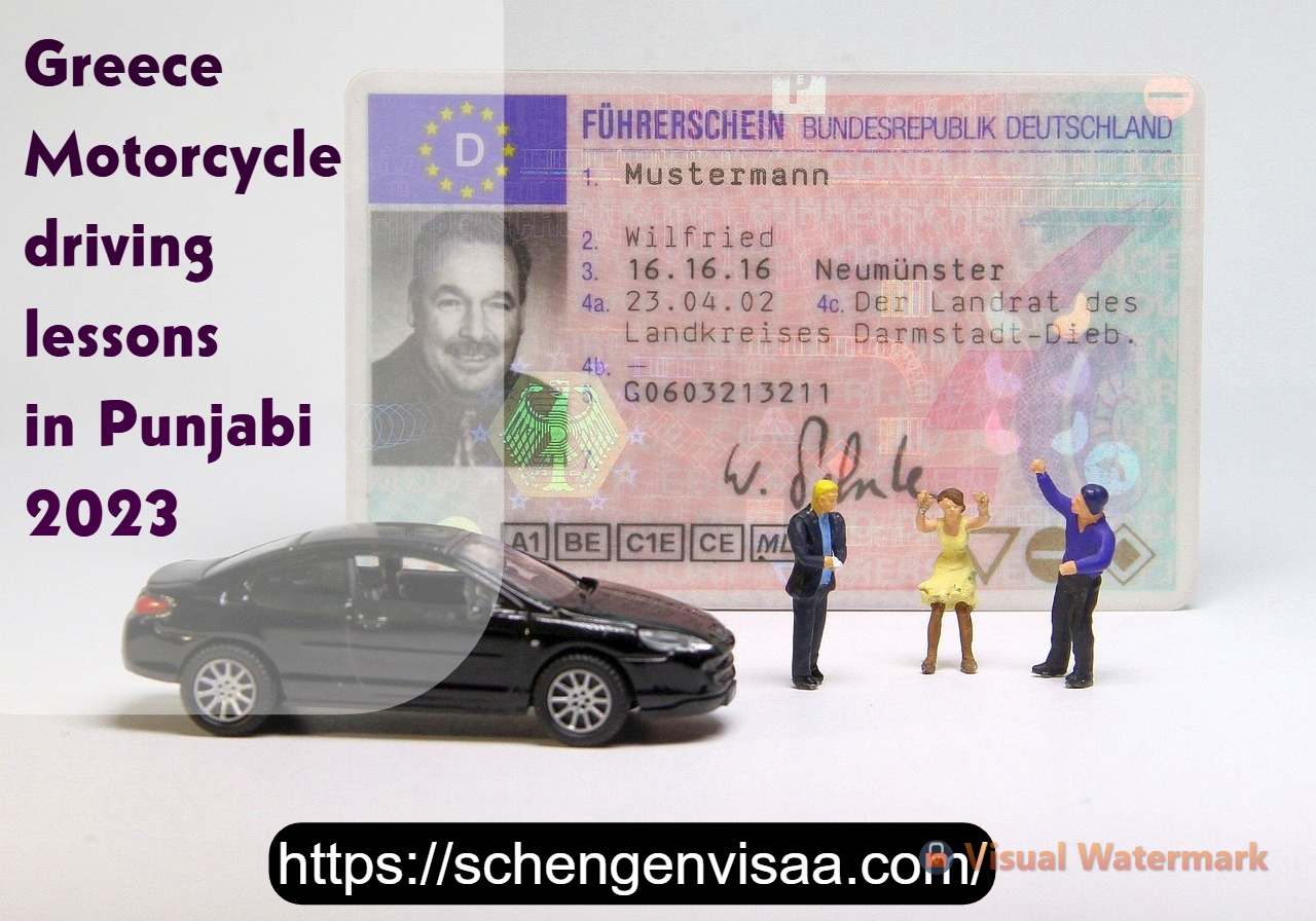 Online Greece Driving License in Punjabi