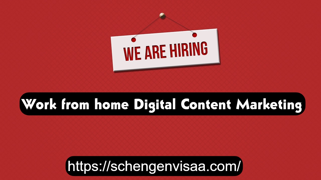 Work from home Digital Content Marketing
