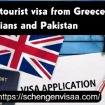 UK tourist visa from Greece for Indians and Pakistan 2024