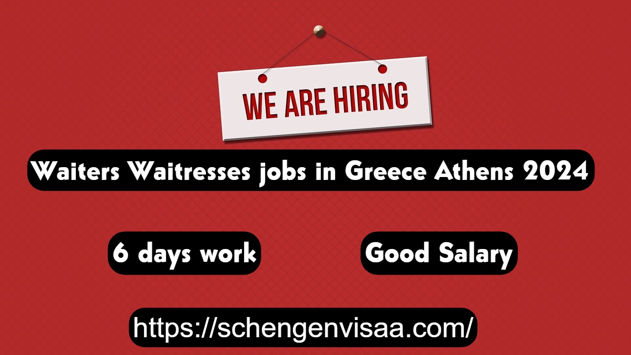 Waiters Waitresses jobs in Greece Athens 2024